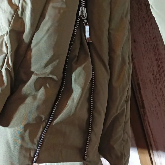 Orolay 90% duck down mid length zipper coat pocket hood blogger fav oversized xs - Picture 7 of 13